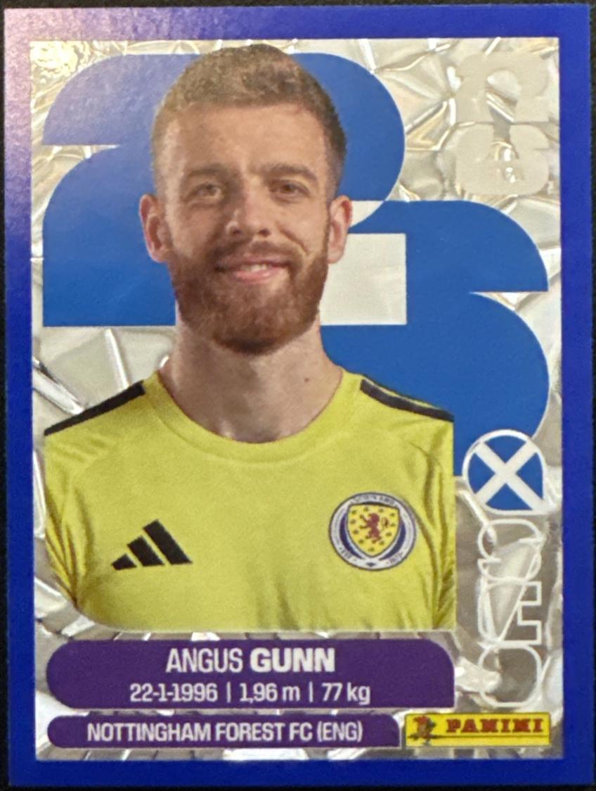 Angus Gunn [Blue Crumple] #SCO2
