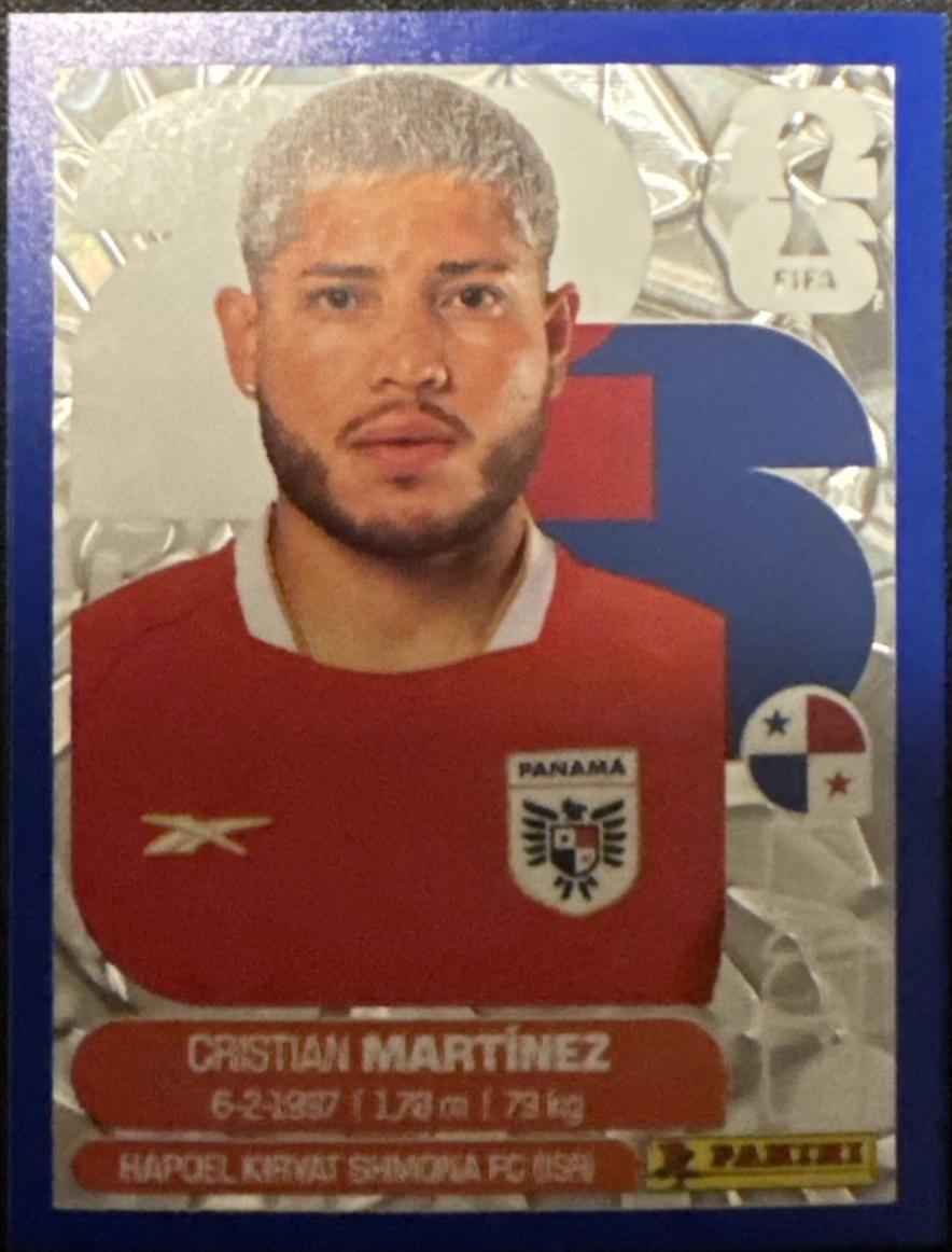 Cristian Martinez [Blue Crumple] #PAN10