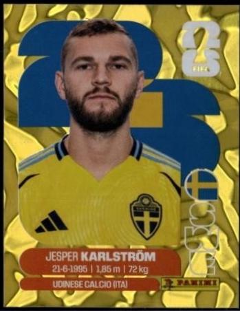 Jesper Karlstrom [Gold Flood Crumple] #SWE10