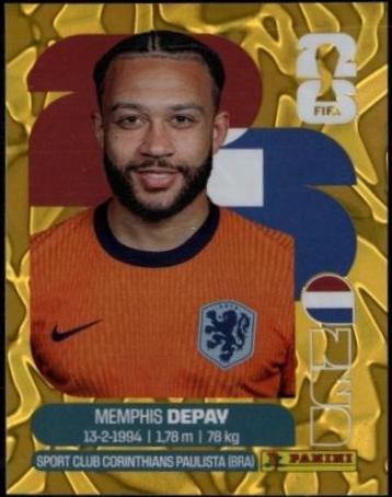 Memphis Depay [Gold Flood Crumple] #NED17