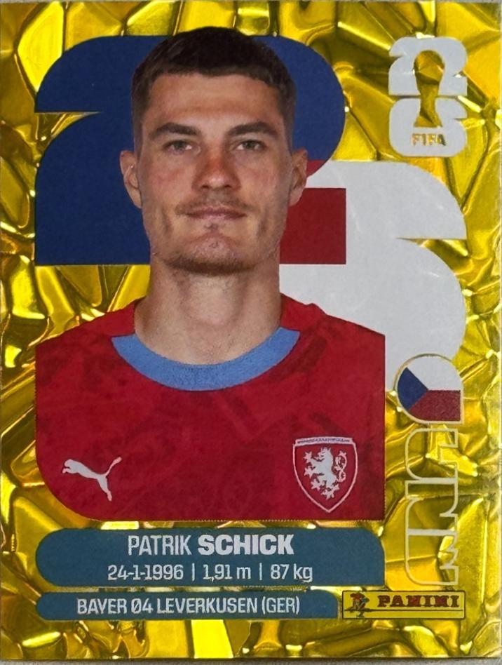 Patrik Schick [Gold Flood Crumple] #CZE20