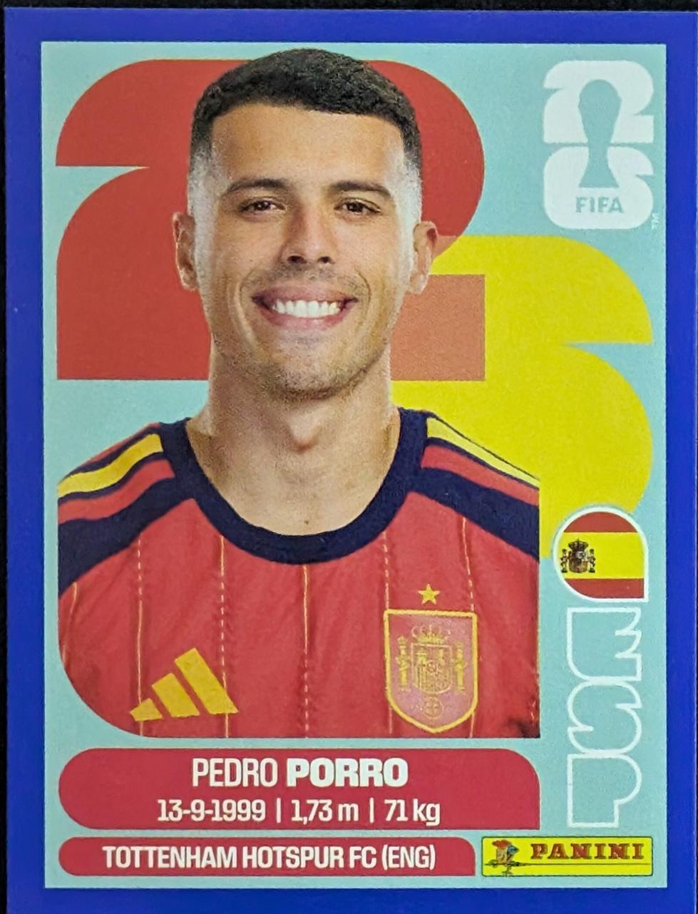 Pedro Porro [Blue] #ESP6