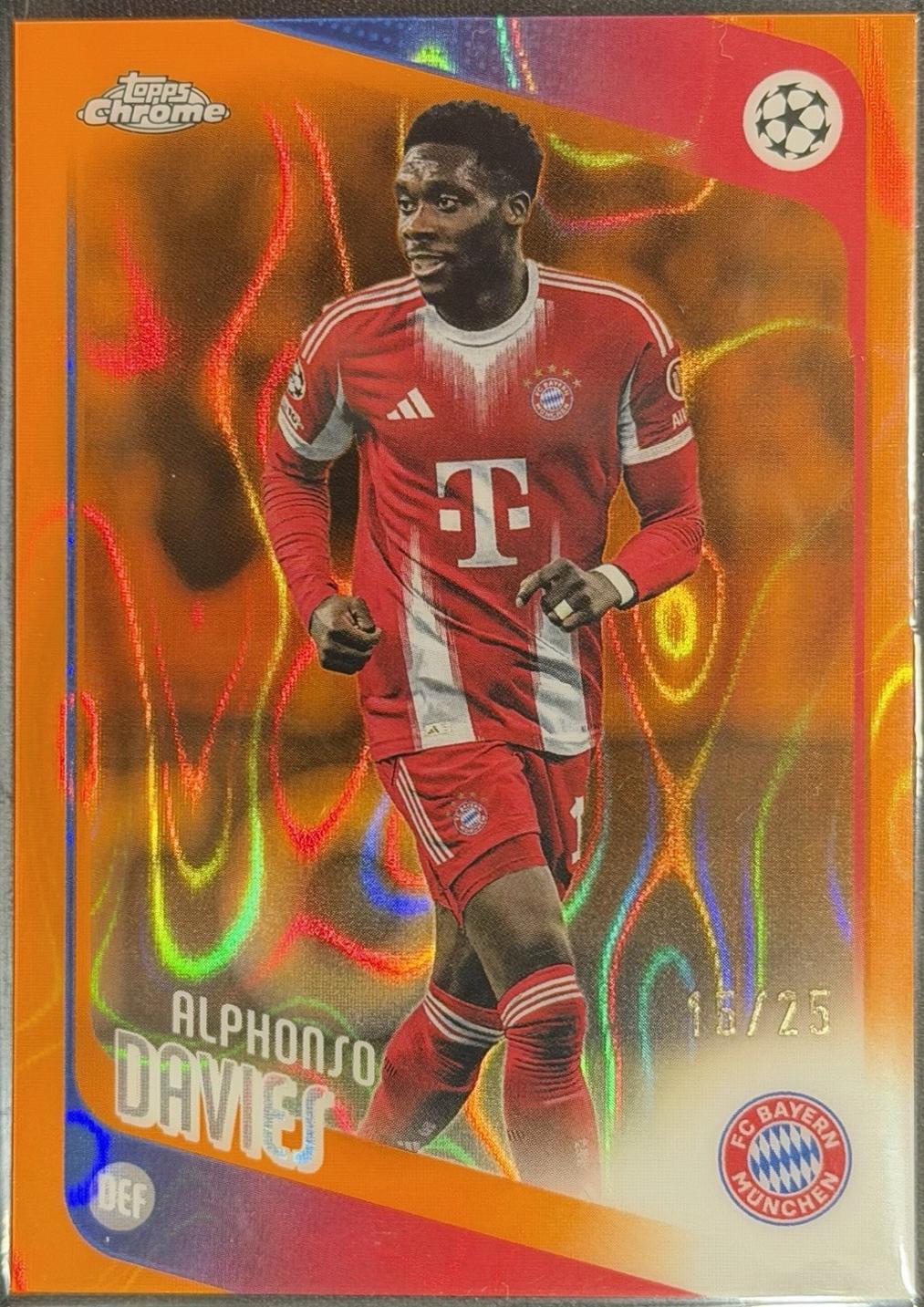 Alphonso Davies [Orange Refractor] #90