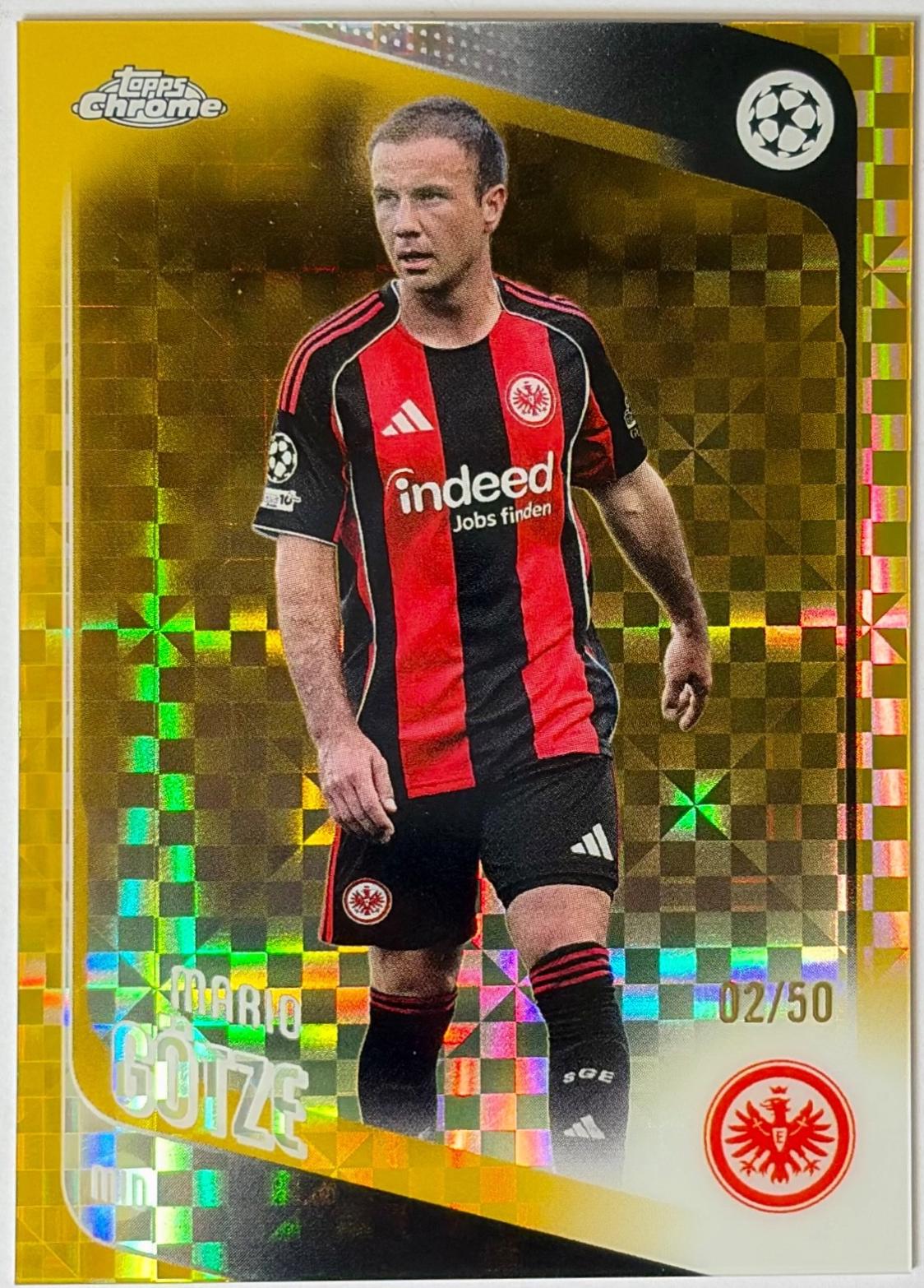Mario Gotze [Gold X-Fractor] #162