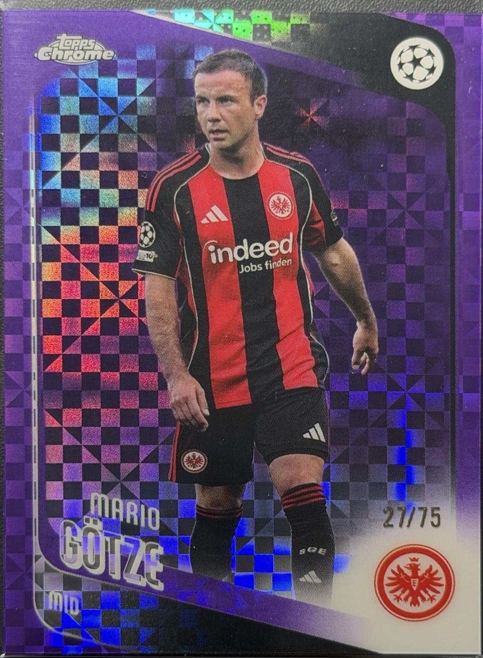 Mario Gotze [Purple X-Fractor] #162