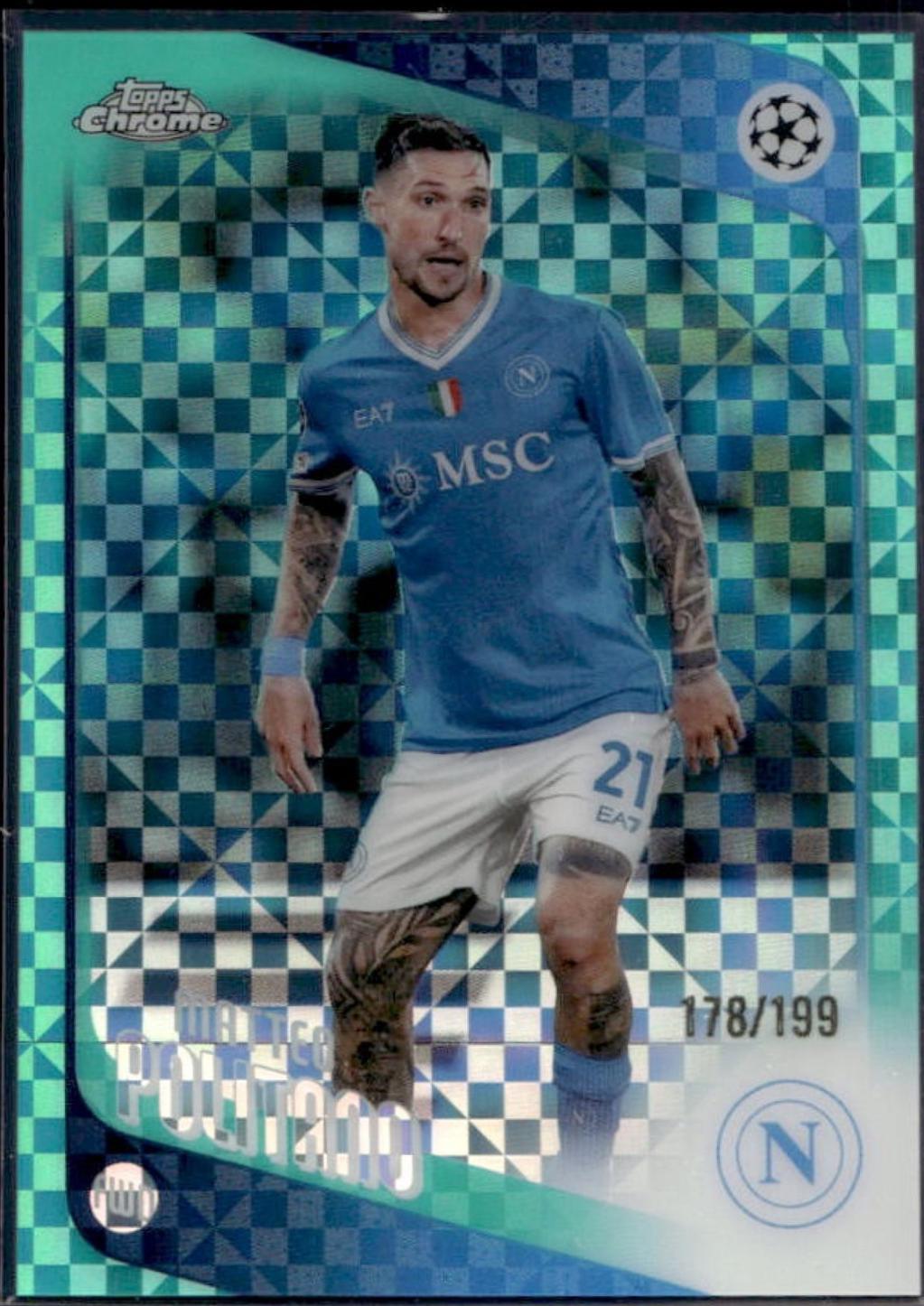 Matteo Politano [Aqua X-Fractor] #7