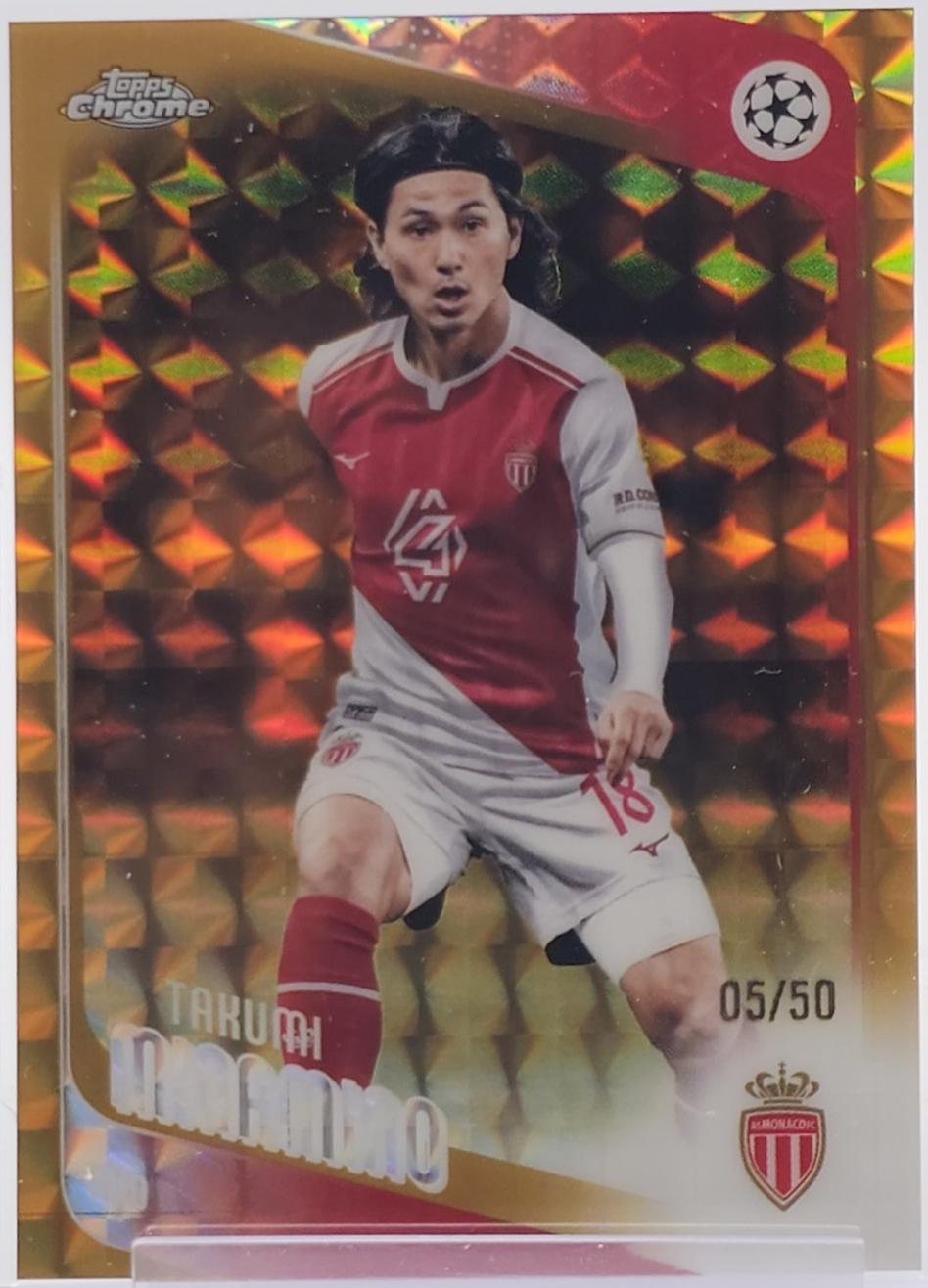 Takumi Minamino [Gold Geometric Refractor] #123