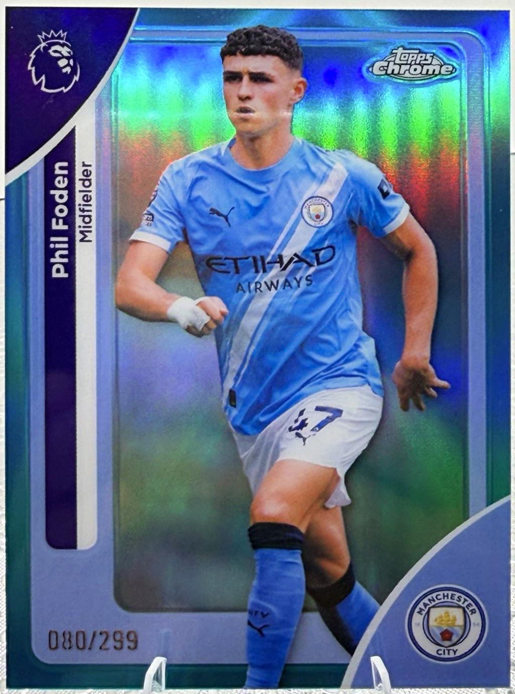 Phil Foden [Teal Refractor] #124