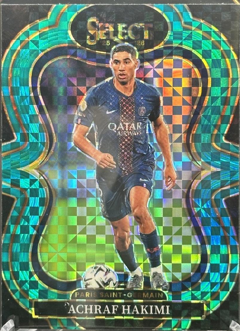 Achraf Hakimi [Teal Checker] #107