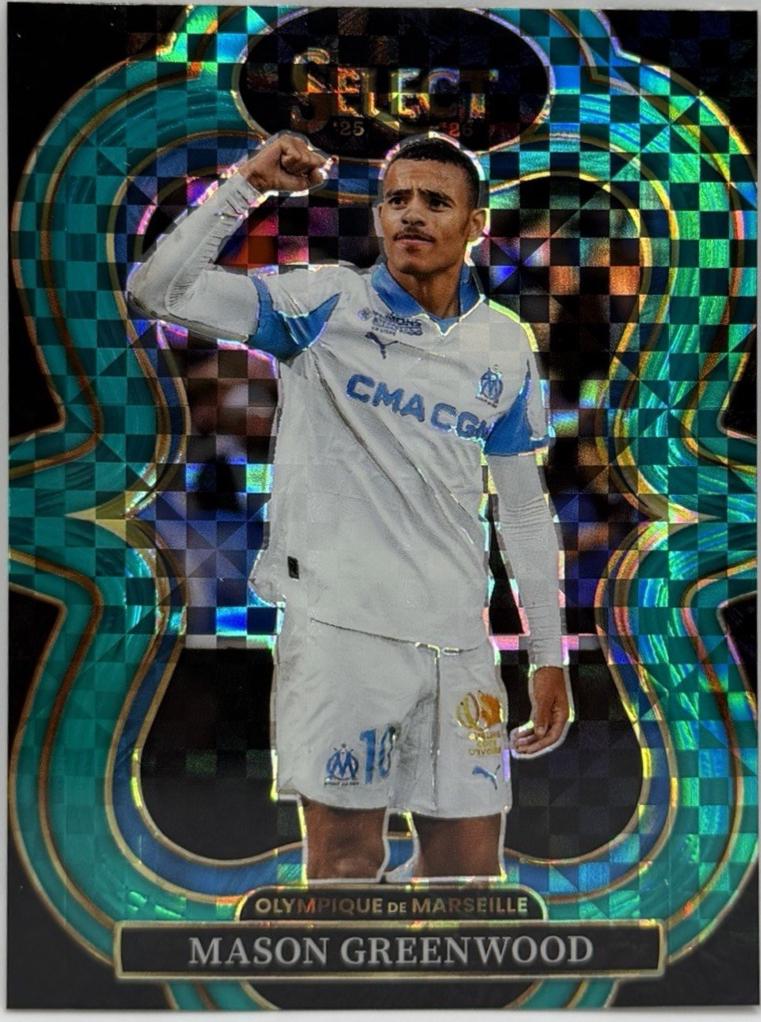 Mason Greenwood [Teal Checker] #114