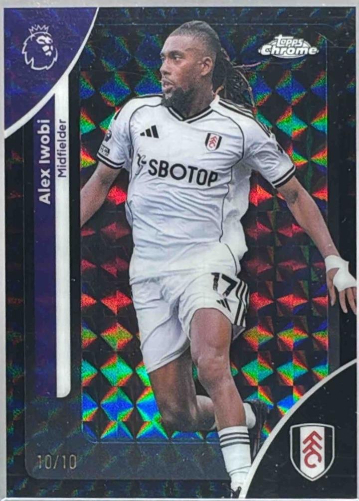 Alex Iwobi [Black Geometric Refractor] #94