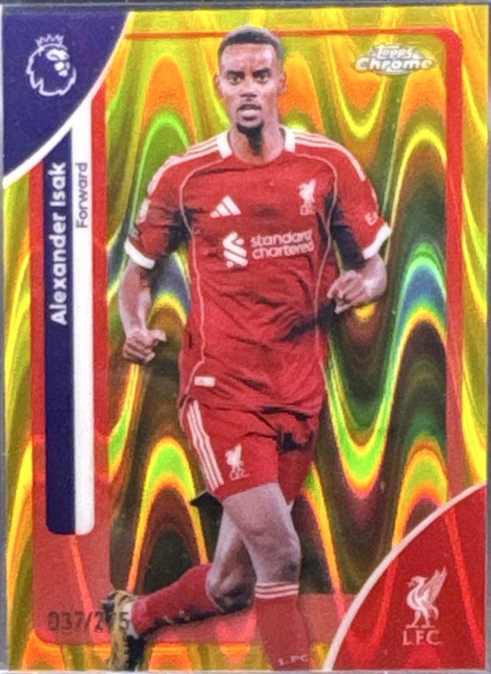 Alexander Isak [Yellow Refractor] #117