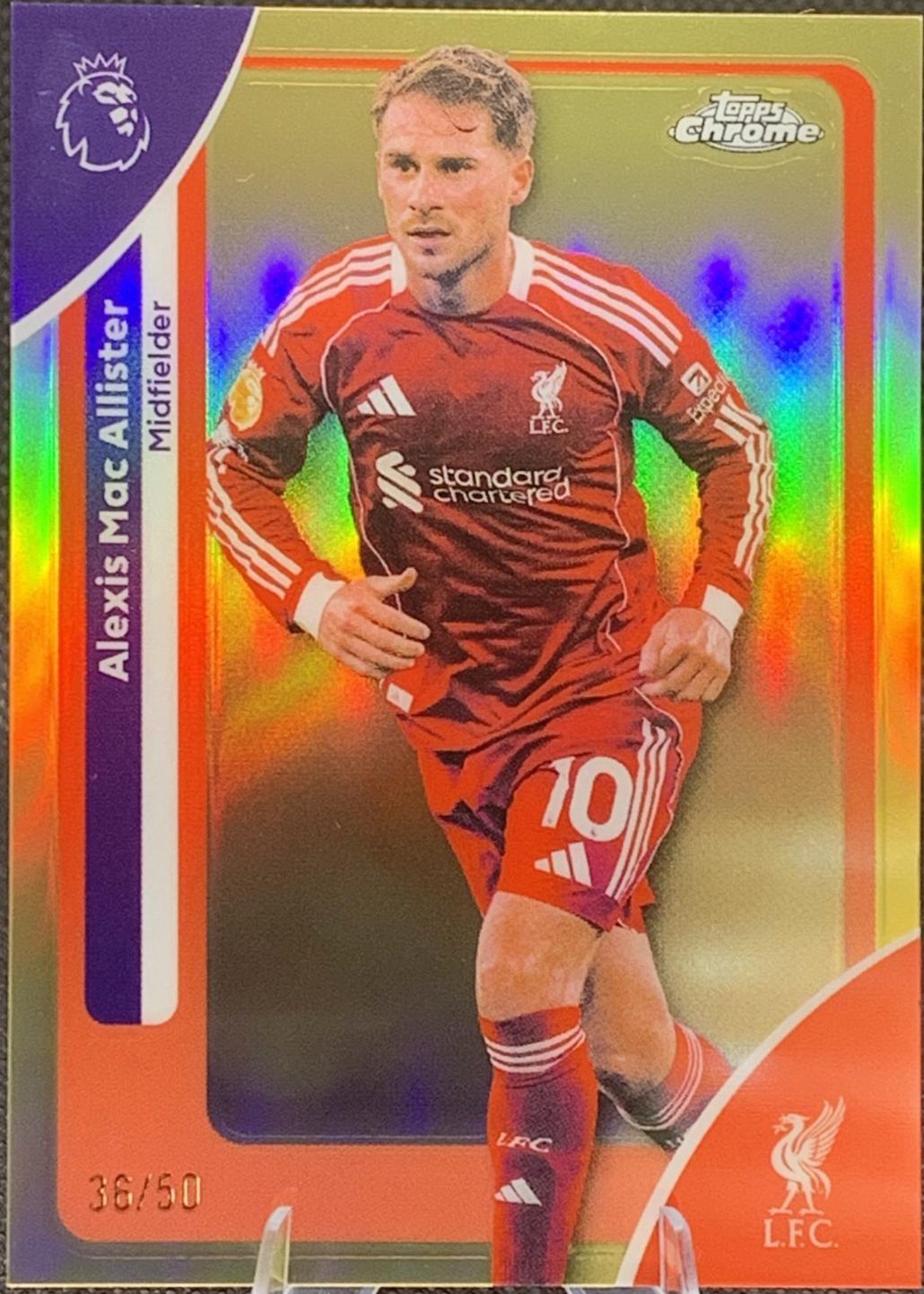 Alexis Mac Allister [Gold Refractor] #115