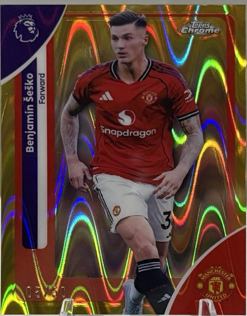 Benjamin Sesko [Gold Refractor] #137
