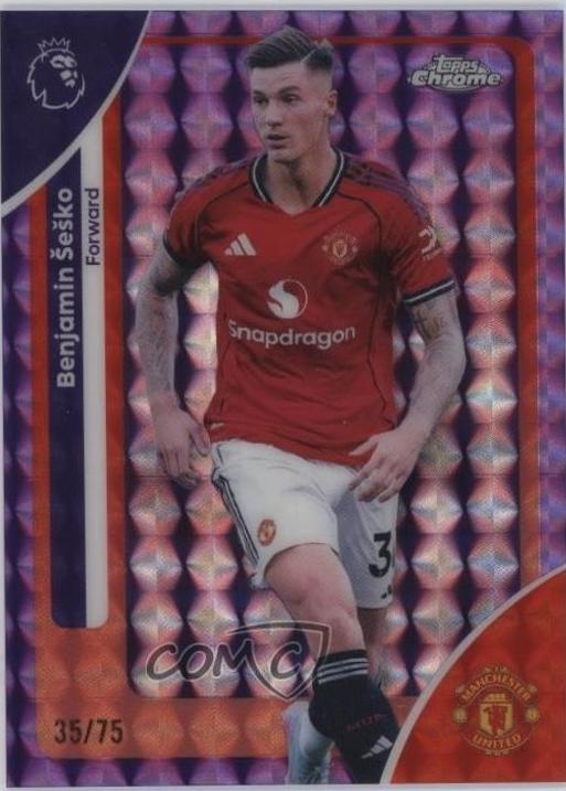 Benjamin Sesko [Purple Geometric Refractor] #137