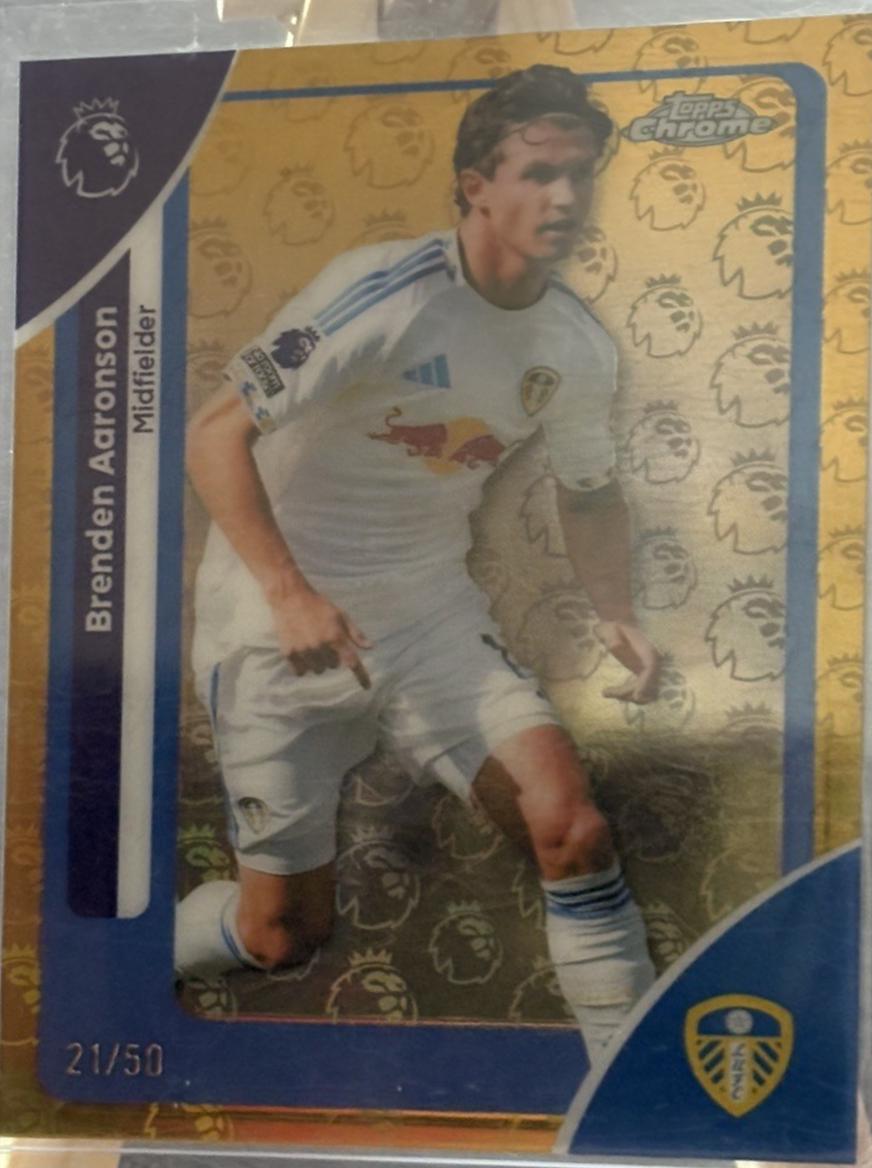 Brenden Aaronson [Gold Logofractor] #105