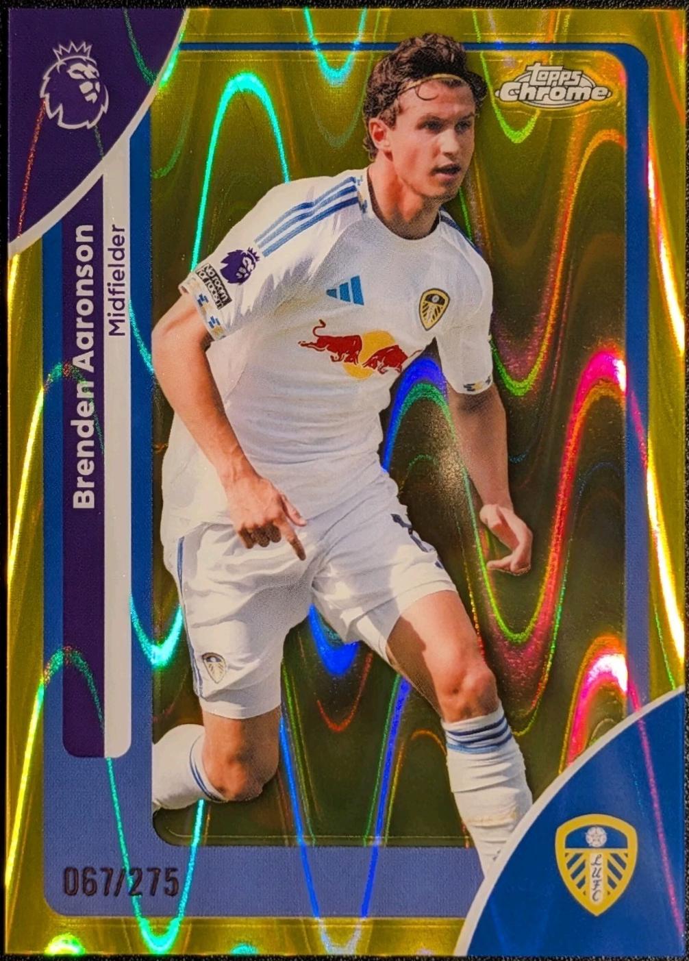 Brenden Aaronson [Yellow RayWave Refractor] #105