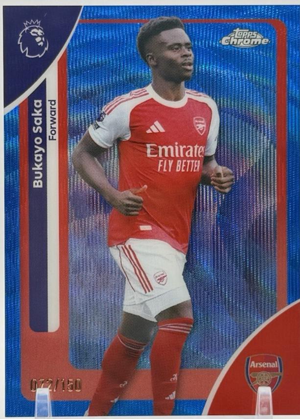 Bukayo Saka [Blue RayWave Refractor] #13