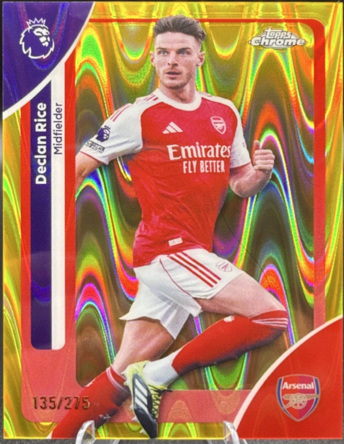 Declan Rice [Yellow Refractor] #14