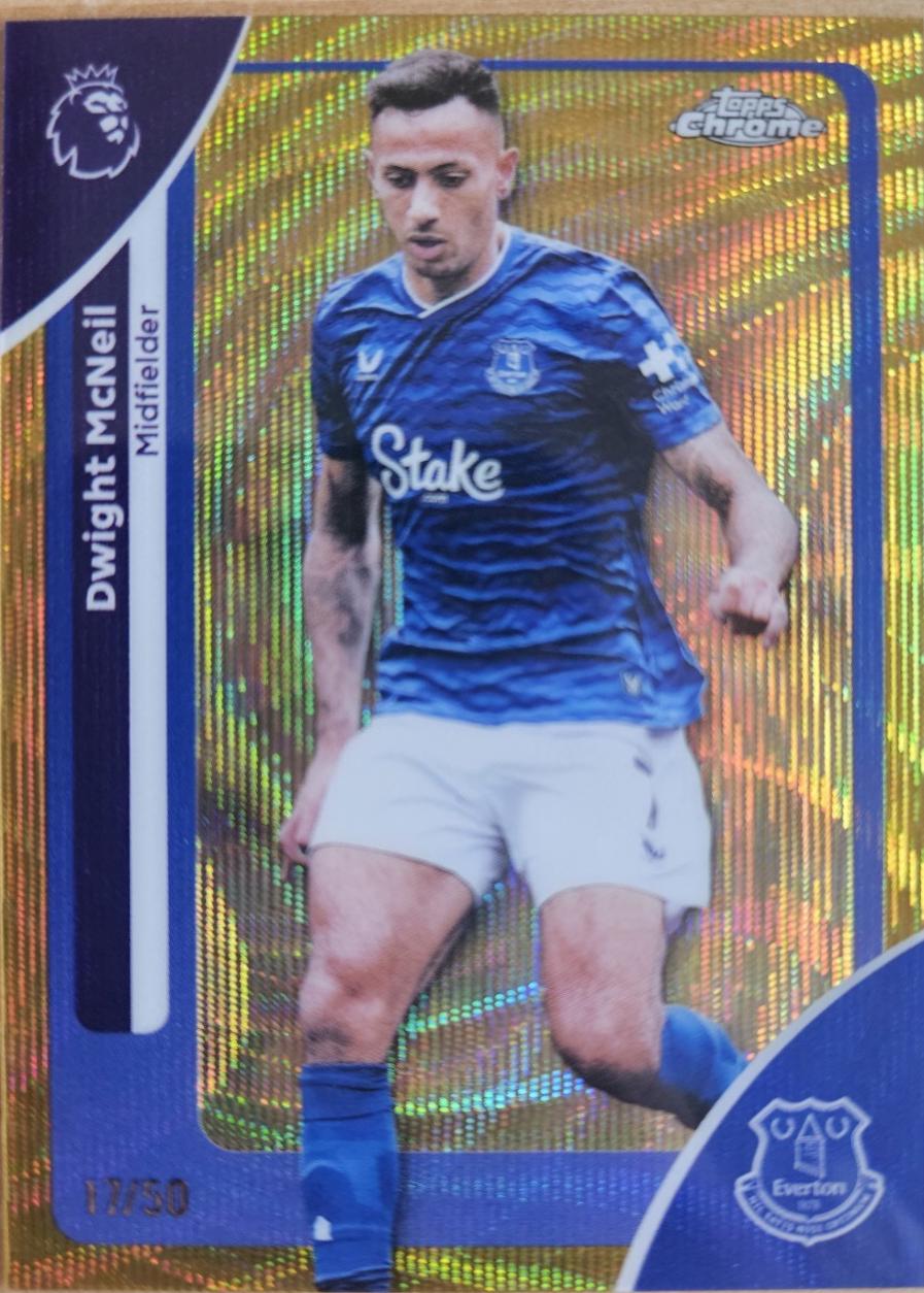 Dwight McNeil [Gold Wave Refractor] #83