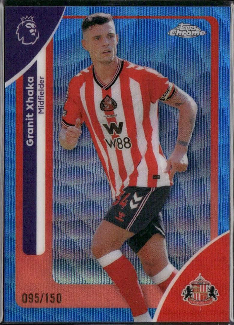 Granit Xhaka [Blue Wave Refractor] #169