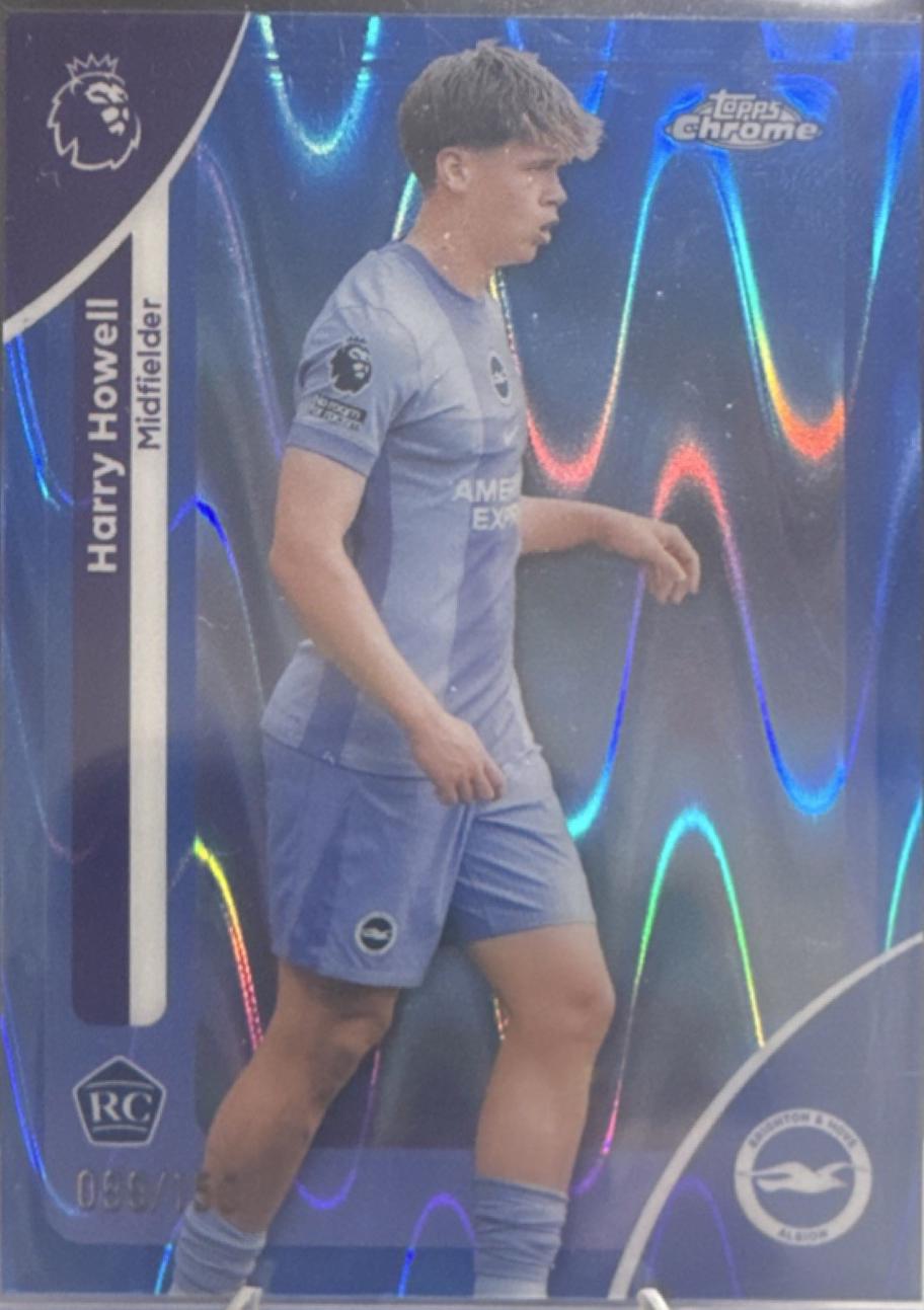 Harry Howell [Blue Wave Refractor] #49