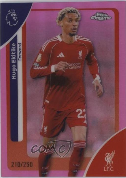 Hugo Ekitike [Pink Refractor] #120