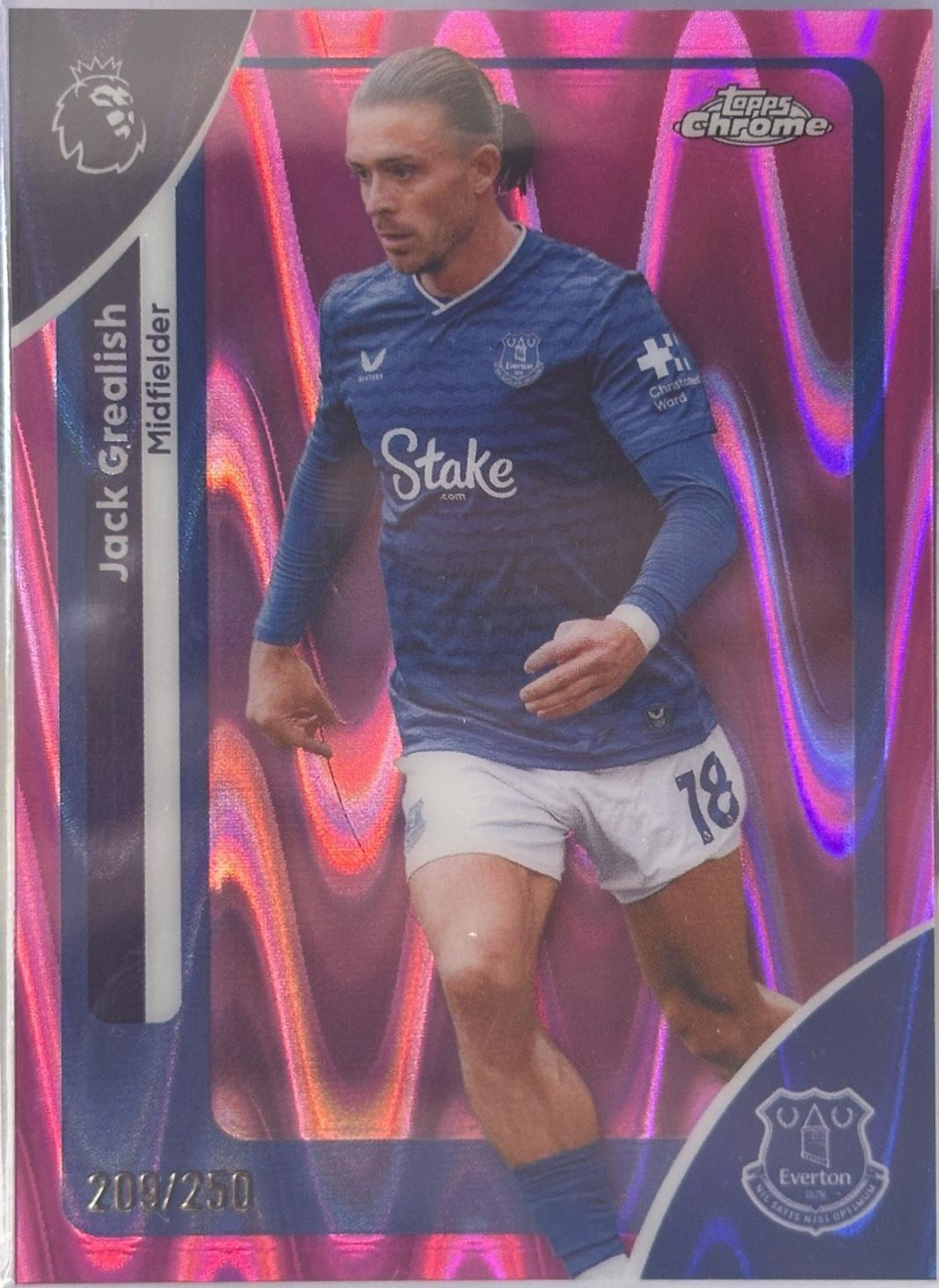 Jack Grealish [Pink RayWave Refractor] #87