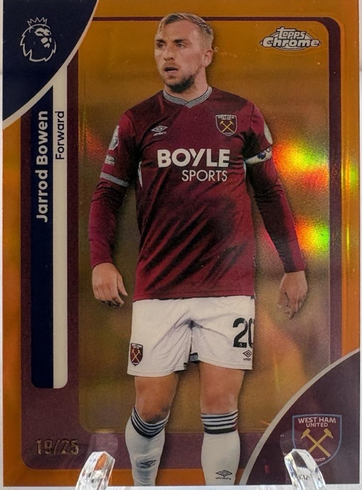 Jarrod Bowen [Orange Refractor] #182