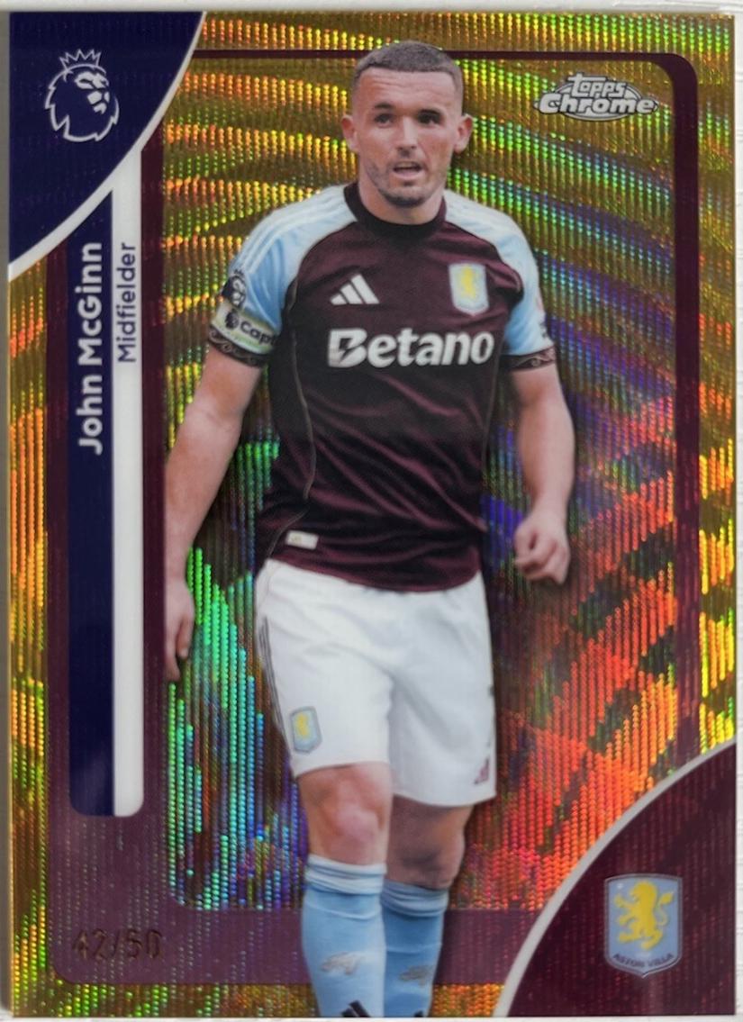 John McGinn [Gold Wave Refractor] #26