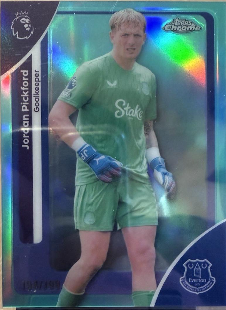 Jordan Pickford [Aqua Refractor] #84