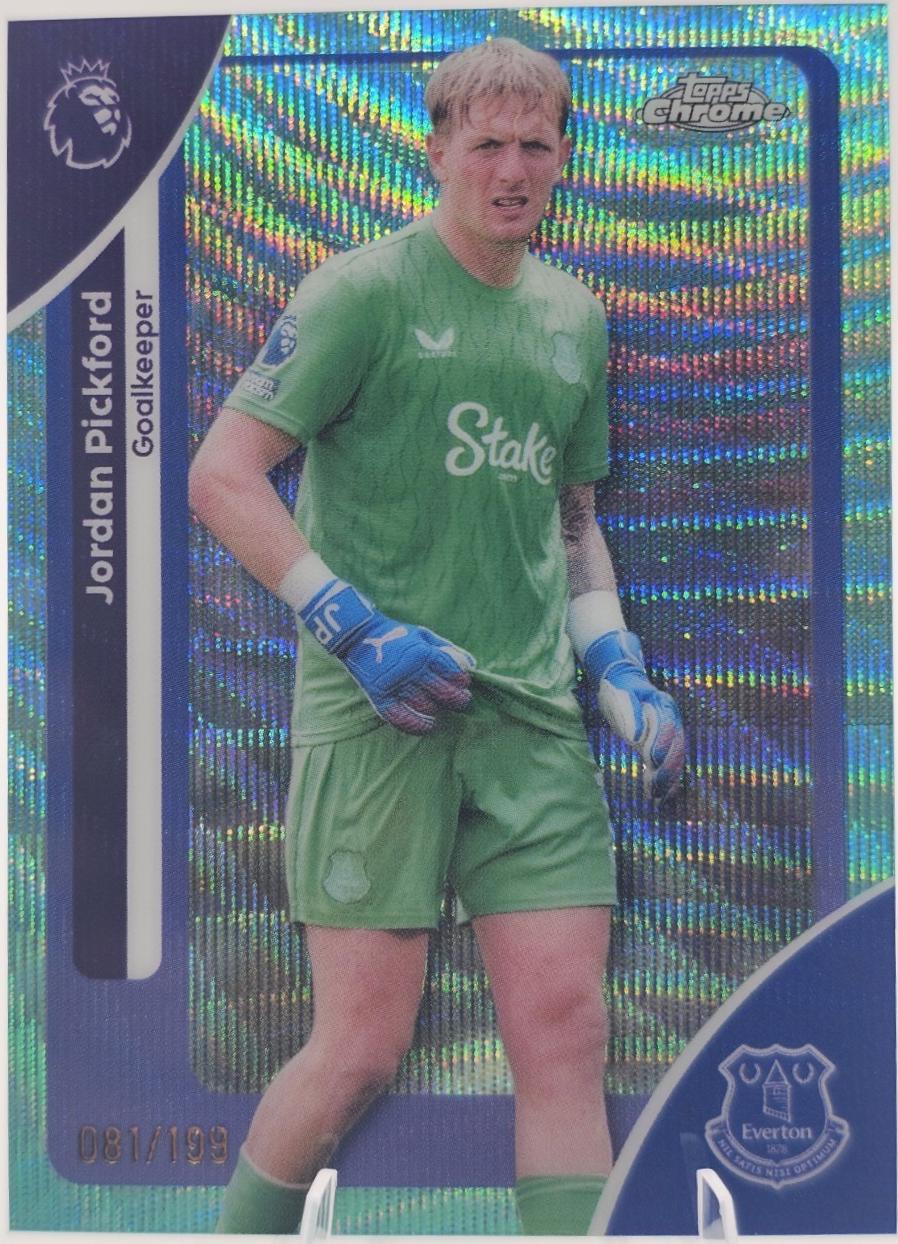 Jordan Pickford [Aqua Wave Refractor] #84