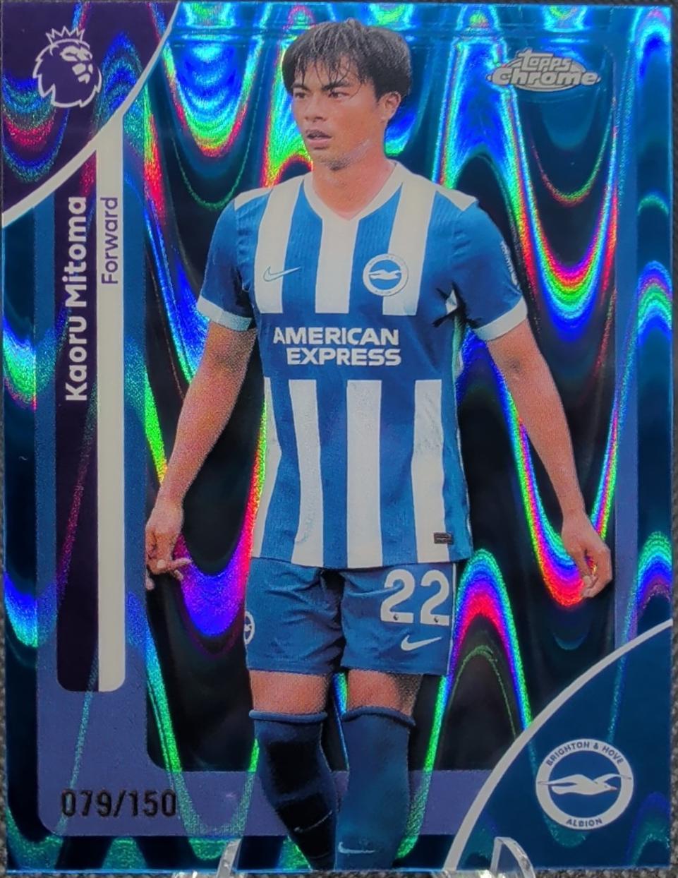 Kaoru Mitoma [Blue Wave Refractor] #45