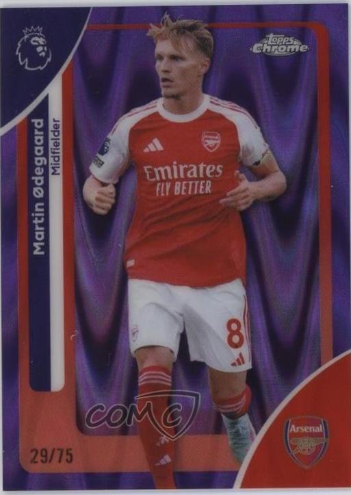 Martin Odegaard [Purple RayWave Refractor] #12