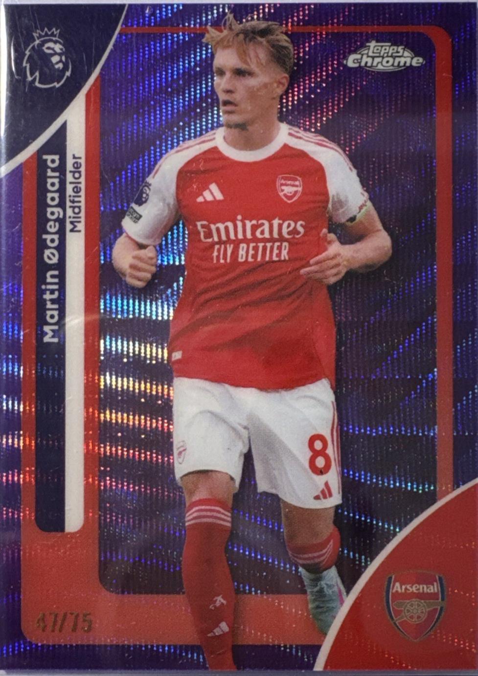 Martin Odegaard [Purple Wave Refractor] #12