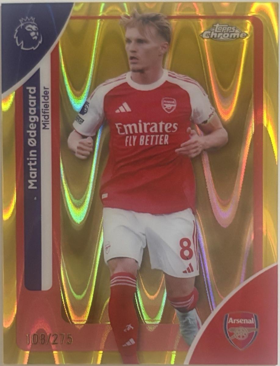 Martin Odegaard [Yellow RayWave Refractor] #12