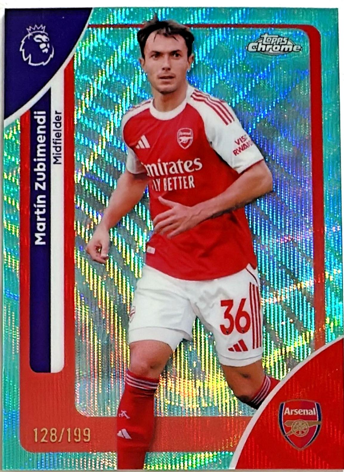 Martin Zubimendi [Aqua Wave Refractor] #18