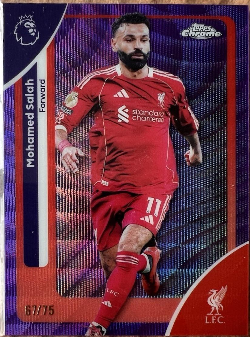Mohamed Salah [Purple Wave Refractor] #118