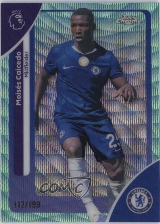 Moises Caicedo [Aqua Wave Refractor] #67