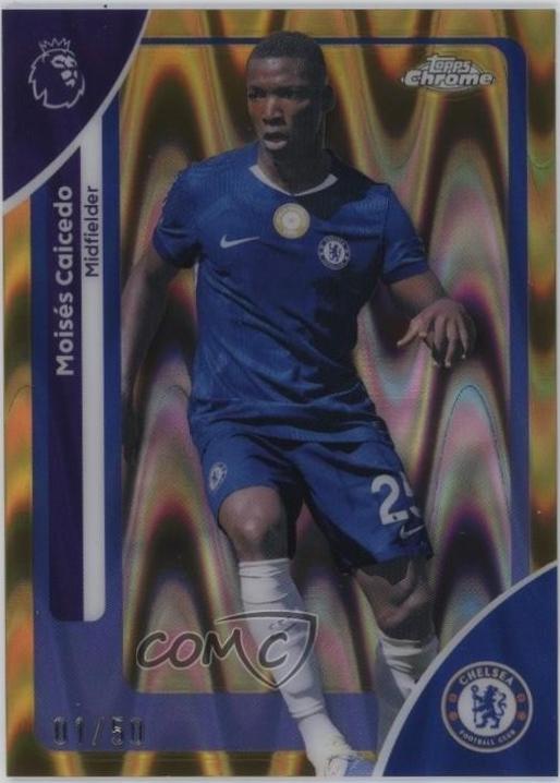 Moises Caicedo [Gold RayWave Refractor] #67