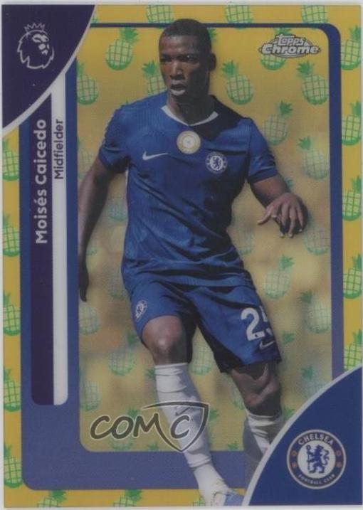 Moises Caicedo [Pineapple Blast Refractor] #67