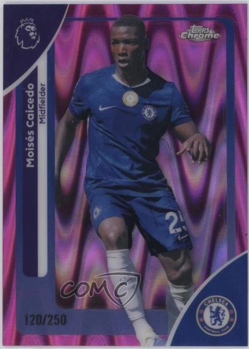 Moises Caicedo [Pink RayWave Refractor] #67