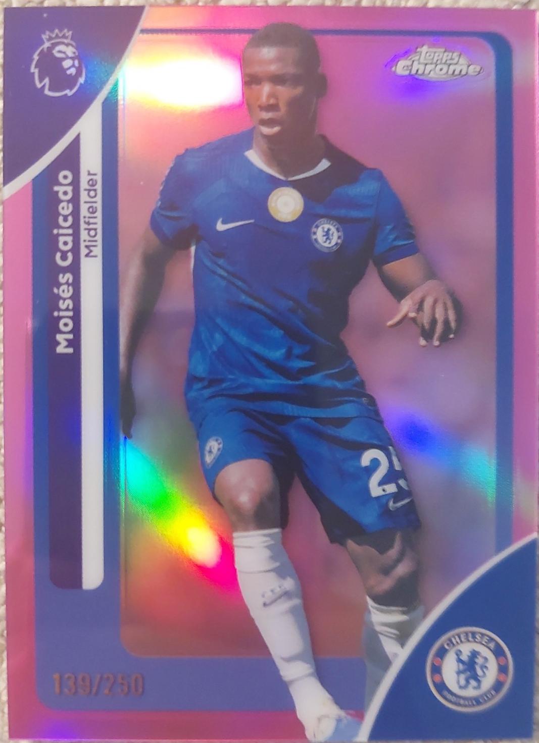 Moises Caicedo [Pink Refractor] #67