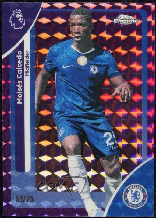 Moises Caicedo [Purple Geometric Refractor] #67