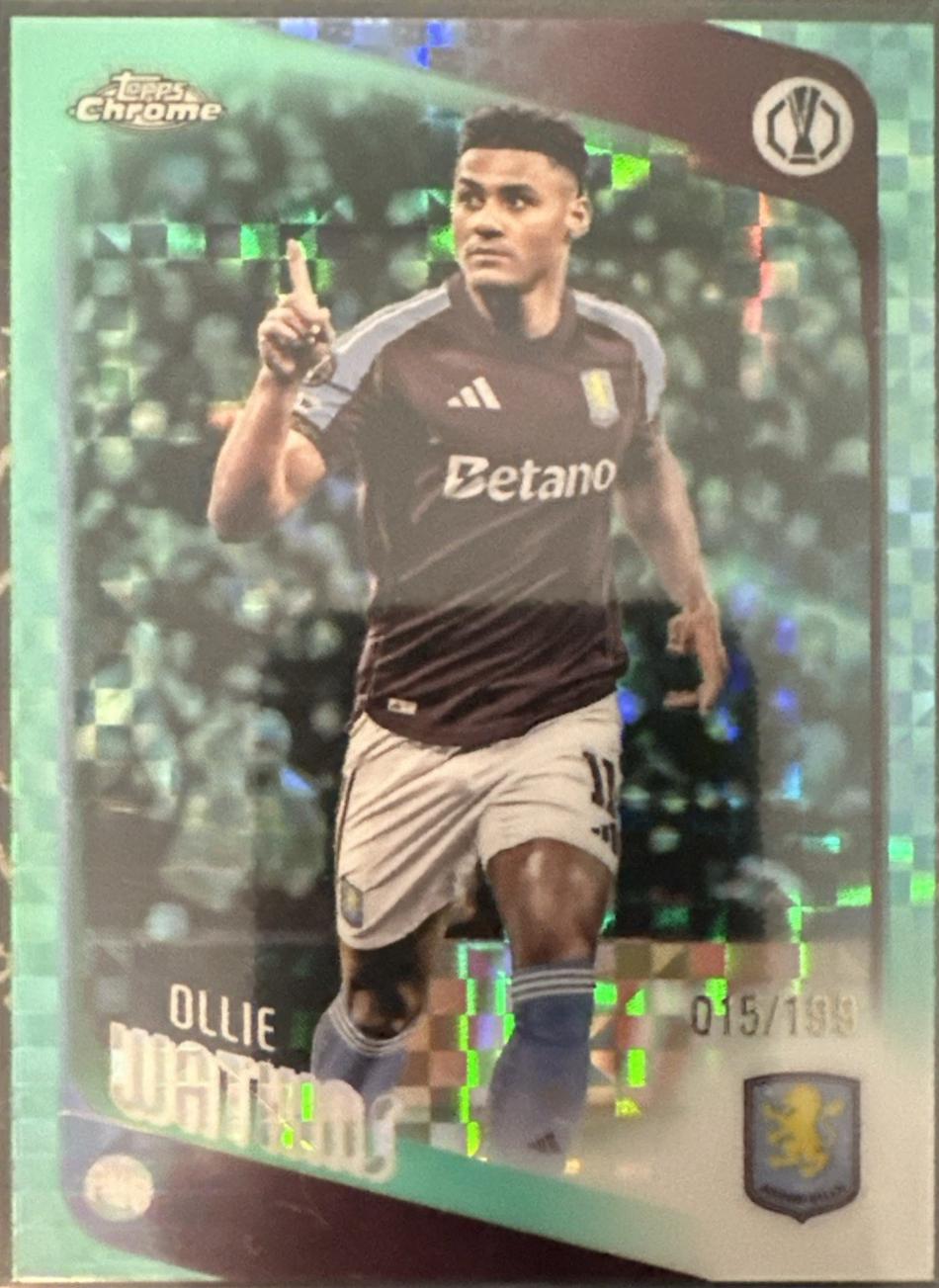 Ollie Watkins [Aqua Refractor] #23