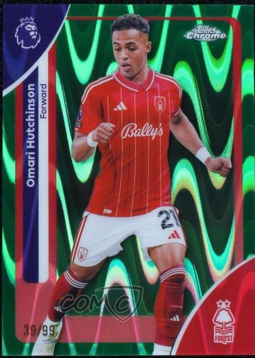 Omari Hutchinson [Green RayWave Refractor] #160