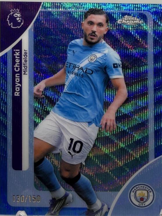 Rayan Cherki [Blue Wave Refractor] #126