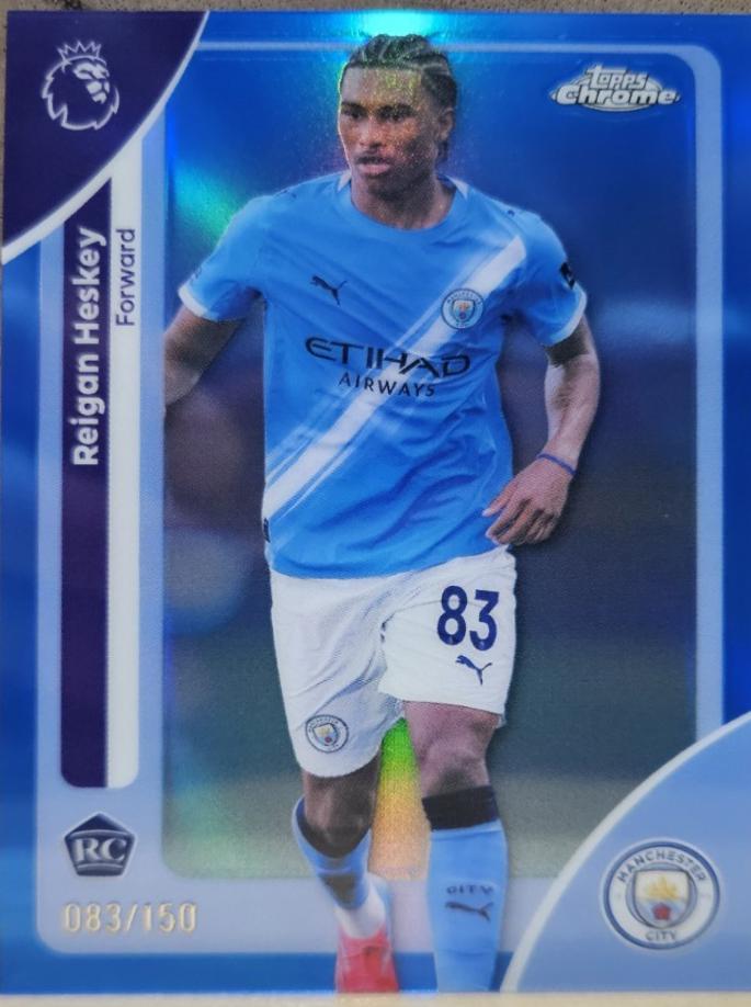 Reigan Heskey [Blue Wave Refractor] #129