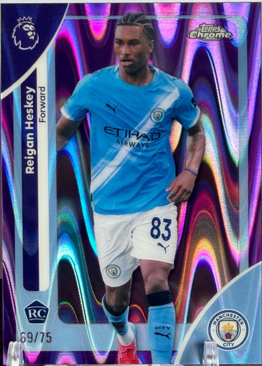 Reigan Heskey [Purple RayWave Refractor] #129