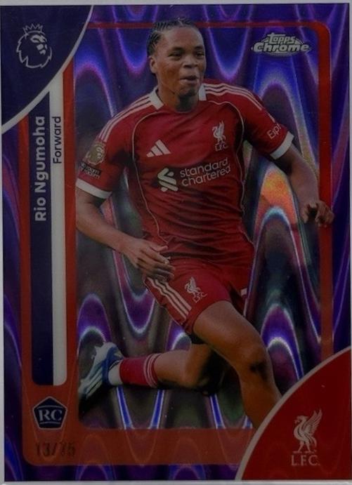 Rio Ngumoha [Purple RayWave Refractor] #112